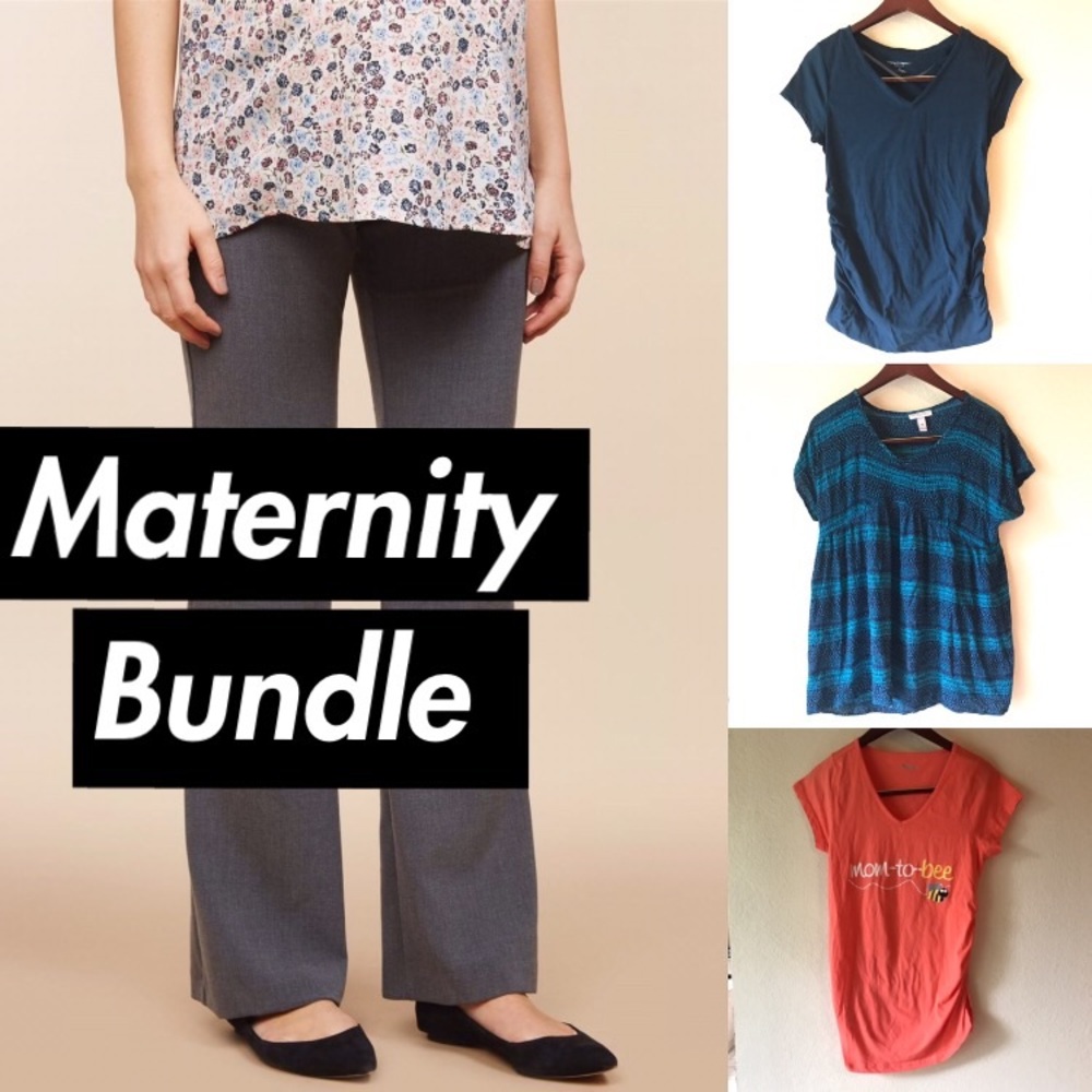 Maternity Bundle Small | Motherhood pants shirts